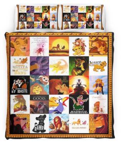 Housse De Couette Le Roi Lion Personnages 23 Parure de lit Ensemble De Literie