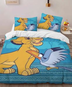 Alternative view of Housse De Couette Le Roi Lion Simba et Zazu Parure de lit Ensemble De Literie