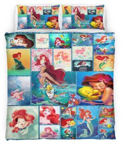 Housse De Couette La Petite Sirène Ariel 02 Parure de lit Ensemble De Literie