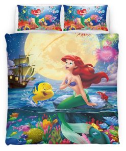 Housse De Couette La Petite Sirène Ariel 03 Parure de lit Ensemble De Literie