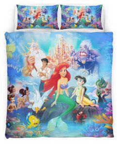 Housse De Couette La Petite Sirène Ariel 05 Parure de lit Ensemble De Literie