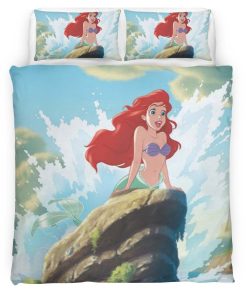 Housse De Couette La Petite Sirène Ariel 15 Parure de lit Ensemble De Literie