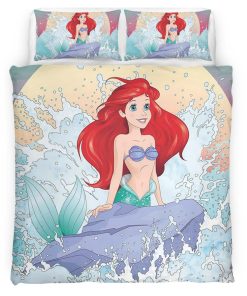 Housse De Couette La Petite Sirène Ariel 30 Parure de lit Ensemble De Literie