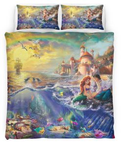 Housse De Couette La Petite Sirène Ariel 33 Parure de lit Ensemble De Literie