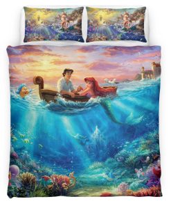 Housse De Couette La Petite Sirène Ariel 35 Parure de lit Ensemble De Literie