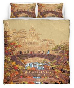 Housse De Couette Le Seigneur des Anneaux 15 Parure de lit Ensemble De Literie