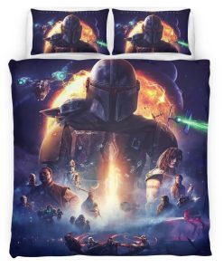 Housse De Couette The Mandalorian – Tous les Personnages 1001 Parure de lit Ensemble De Literie