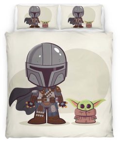 Housse De Couette The Mandalorian – Baby Yoda 1 Parure de lit Ensemble De Literie