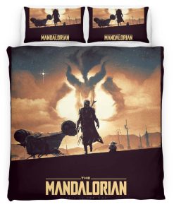 Housse De Couette The Mandalorian – Baby Yoda 2 Parure de lit Ensemble De Literie