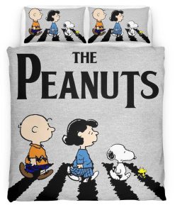 Housse De Couette Les Peanuts Personnages 4 Parure de lit Ensemble De Literie