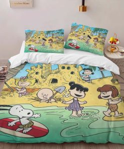 Alternative view of Housse De Couette Les Peanuts Personnages 5 Parure de lit Ensemble De Literie