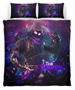 Housse De Couette The Raven Storm Wild Raven Fortnite Skin 05 Parure de lit Ensemble De Literie