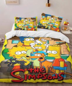 Alternative view of Housse De Couette Les Simpson Tous les personnages 03 Parure de lit Ensemble De Literie