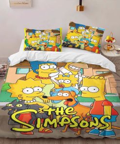 Alternative view of Housse De Couette Les Simpson Tous les personnages 04 Parure de lit Ensemble De Literie