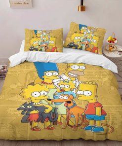 Alternative view of Housse De Couette Les Simpson Tous les personnages 09 Parure de lit Ensemble De Literie