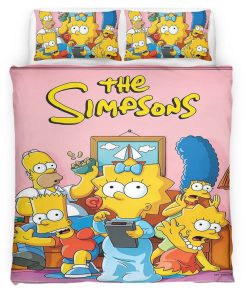 Housse De Couette Les Simpson Tous les personnages 10 Parure de lit Ensemble De Literie