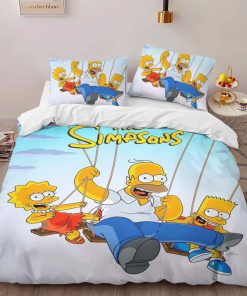 Alternative view of Housse De Couette Les Simpson Tous les personnages 11 Parure de lit Ensemble De Literie