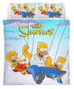 Housse De Couette Les Simpson Tous les personnages 11 Parure de lit Ensemble De Literie