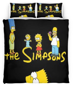 Housse De Couette Les Simpson Tous les personnages 18 Parure de lit Ensemble De Literie