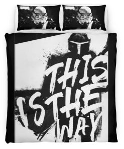 Housse De Couette « This Is the Way » The Mandalorian Parure de lit Ensemble De Literie