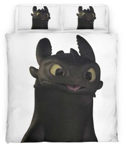 Housse De Couette Krokmou Dragons 02 Parure de lit Ensemble De Literie