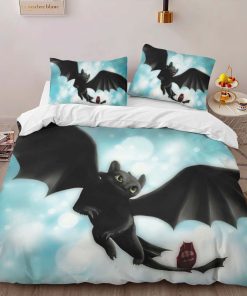 Alternative view of Housse De Couette Krokmou Dragons 04 Parure de lit Ensemble De Literie