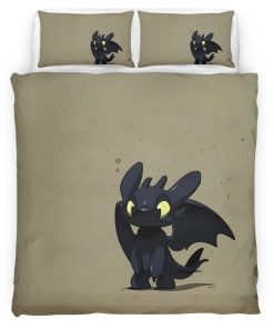 Housse De Couette Krokmou Dragons 07 Parure de lit Ensemble De Literie