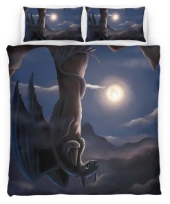 Housse De Couette Krokmou Dragons 08 Parure de lit Ensemble De Literie