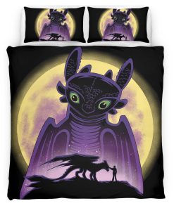 Housse De Couette Krokmou Dragons 09 Parure de lit Ensemble De Literie