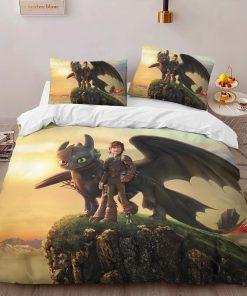 Alternative view of Housse De Couette Krokmou et Harold Dragons 02 Parure de lit Ensemble De Literie