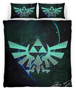 Housse De Couette Triforce The Legend of Zelda Parure de lit Ensemble De Literie