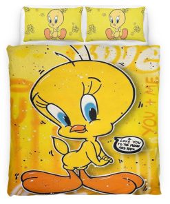 Housse De Couette Titi Looney Tunes 07 Parure de lit Ensemble De Literie