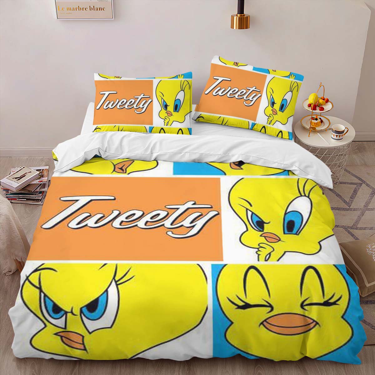 Housse De Couette Titi Looney Tunes 09 Parure de lit Ensemble De Literie – Image 2