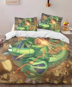 Alternative view of Housse De Couette Tyranocif Pokémon 3 Parure de lit Ensemble De Literie