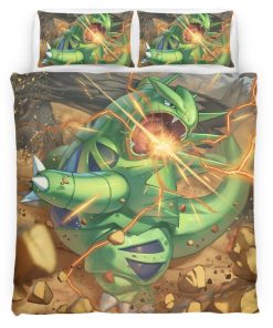 Housse De Couette Tyranocif Pokémon 3 Parure de lit Ensemble De Literie