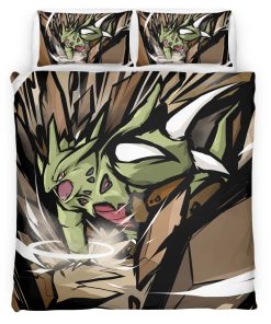 Housse De Couette Tyranocif Pokémon 4 Parure de lit Ensemble De Literie