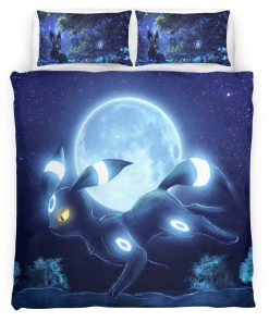 Housse De Couette Umbreon Pokémon 10 Parure de lit Ensemble De Literie