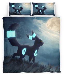 Housse De Couette Umbreon Pokémon 11 Parure de lit Ensemble De Literie