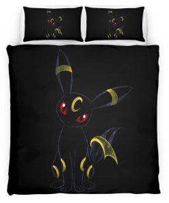 Housse De Couette Umbreon Pokémon 15 Parure de lit Ensemble De Literie