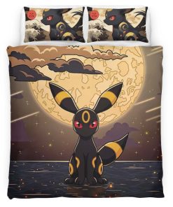 Housse De Couette Umbreon Pokémon 18 Parure de lit Ensemble De Literie