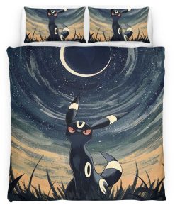 Housse De Couette Umbreon Pokémon 19 Parure de lit Ensemble De Literie