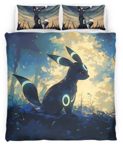 Housse De Couette Umbreon Pokémon 20 Parure de lit Ensemble De Literie