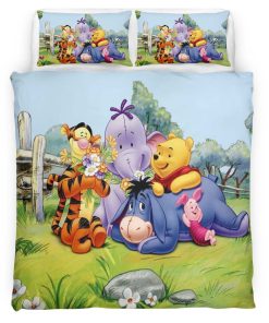 Housse De Couette Winnie l’Ourson 02 Parure de lit Ensemble De Literie