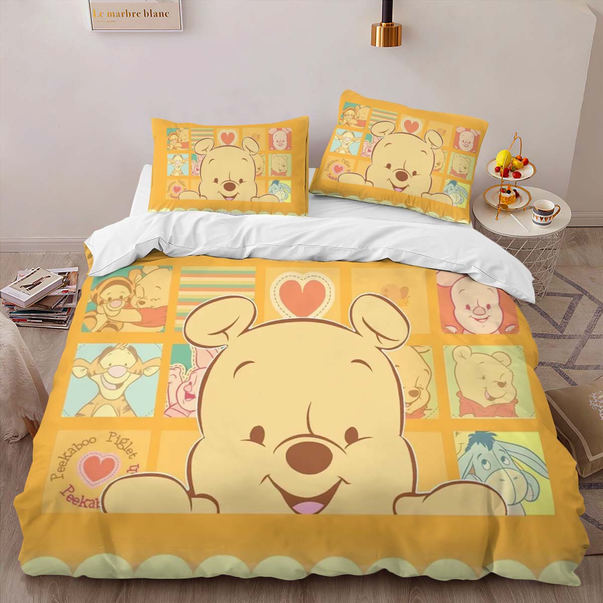 Housse De Couette Winnie l’Ourson 05 Parure de lit Ensemble De Literie – Image 2