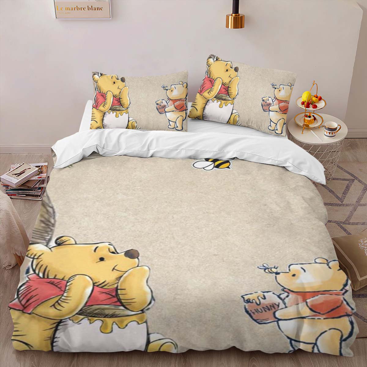 Housse De Couette Winnie l’Ourson 06 Parure de lit Ensemble De Literie – Image 2