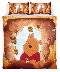 Housse De Couette Winnie l’Ourson 07 Parure de lit Ensemble De Literie