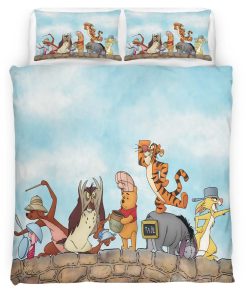 Housse De Couette Winnie l’Ourson et ses Amis 11 Parure de lit Ensemble De Literie