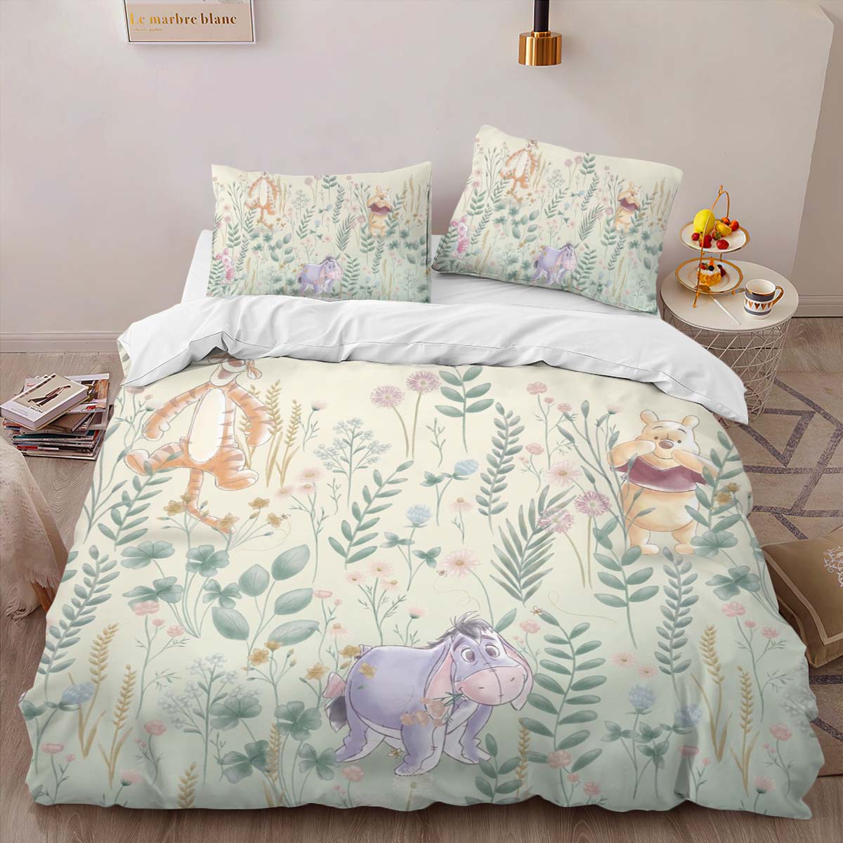 Housse De Couette Winnie l’Ourson et ses Amis 12 Parure de lit Ensemble De Literie – Image 2
