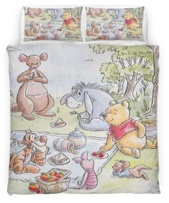 Housse De Couette Winnie l’Ourson et ses Amis 14 Parure de lit Ensemble De Literie