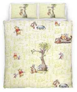 Housse De Couette Winnie l’Ourson et ses Amis 3 Parure de lit Ensemble De Literie